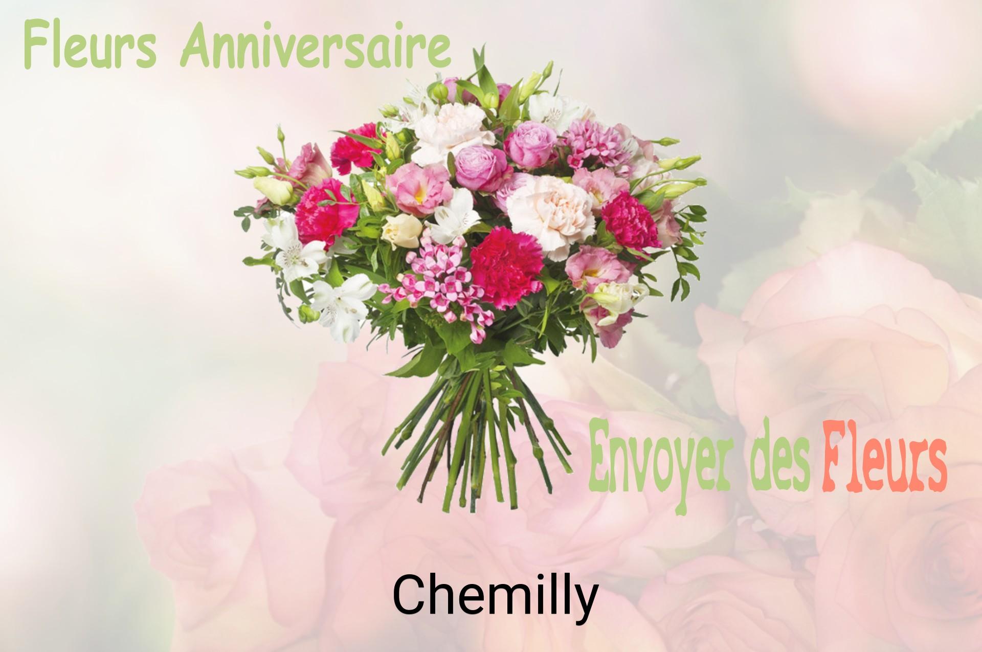 Bouquet de fleurs d’anniversaire livré à Chemilly